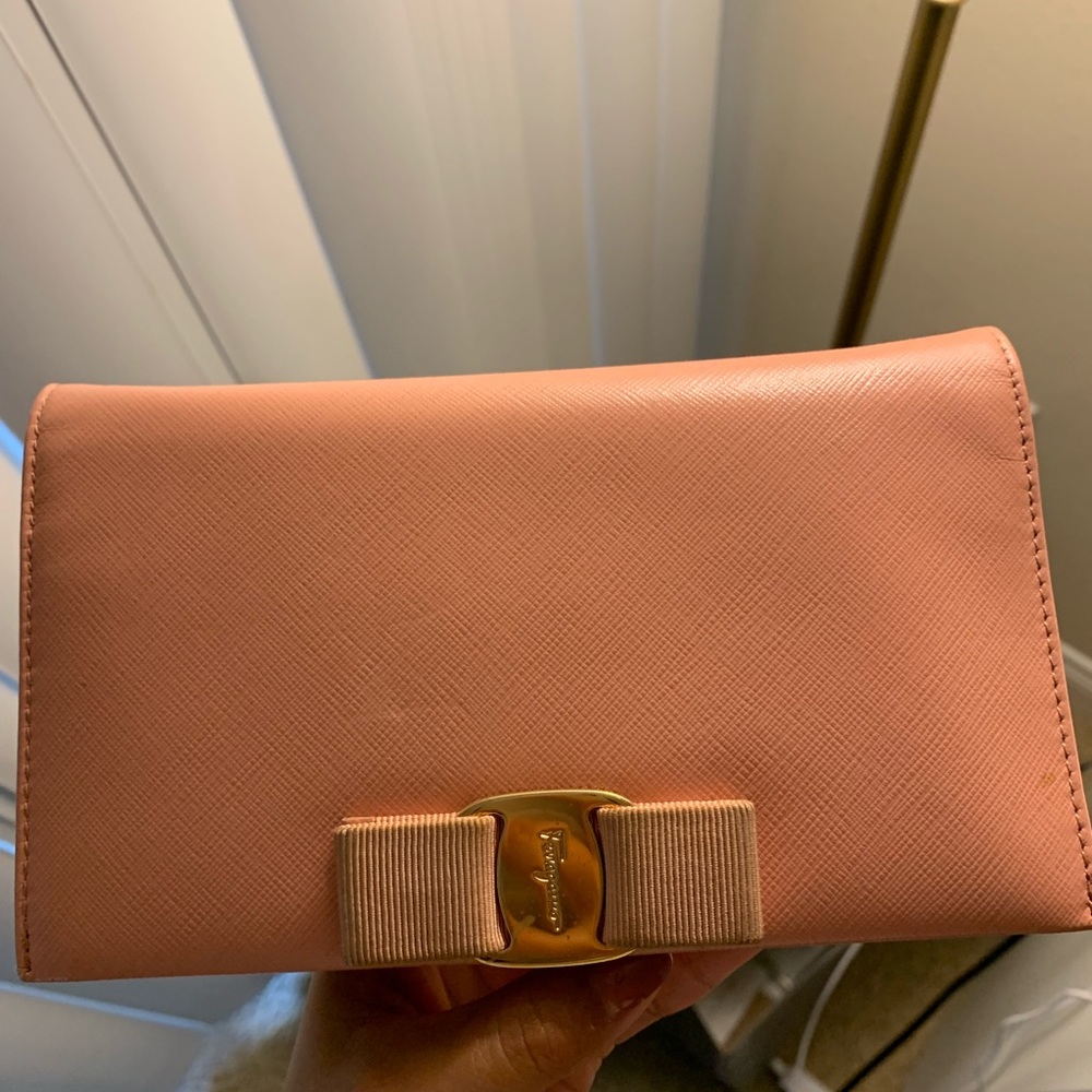 Salvatore Ferragamo pink cross body bag